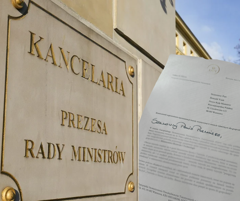 „Turystyka powinna wrócić do gospodarki” – apel ESPT do Premiera odnośnie do zapowiadanej rekonstrukcji rządu