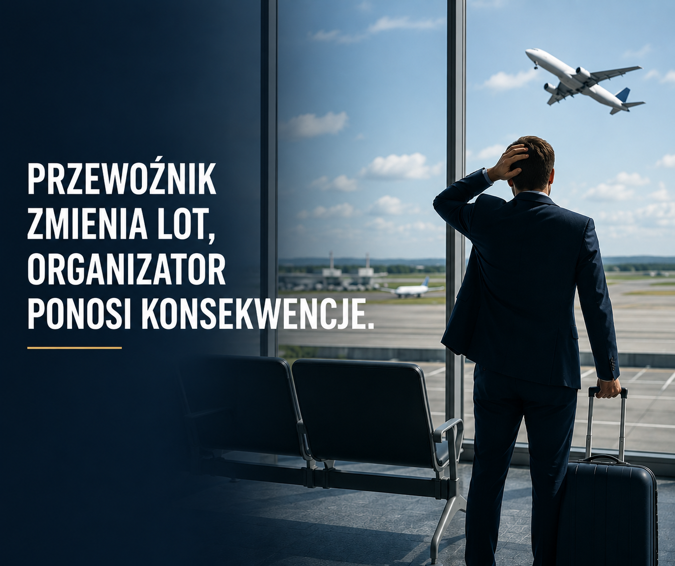 Przewoźnik zmienia lot, organizator ponosi konsekwencje. Gdzie kończy się ochrona podróżnego, a zaczyna ryzyko przedsiębiorcy?